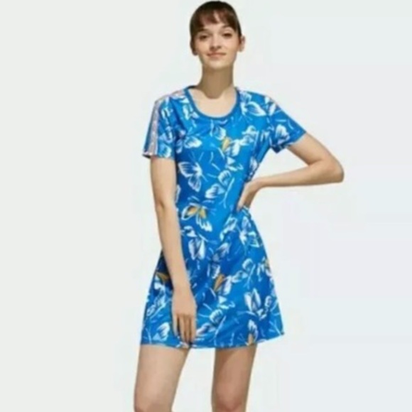 NWT Adidas X FARM RIO PRINT DRESS - Picture 4 of 10
